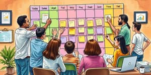 Use a calendar to schedule financial check-ins