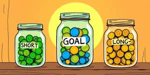 Designate accounts for short-, medium-, and long-term goals