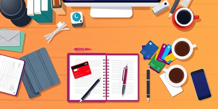 Use credit cards to separate personal and business expenses