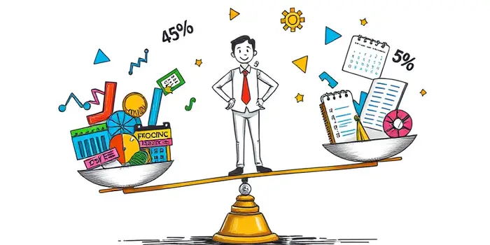 Plan rebalancing every six months or by % deviation