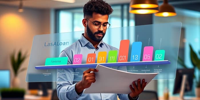 Use visual timelines to track loan progress